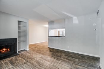 Built-in bookshelves